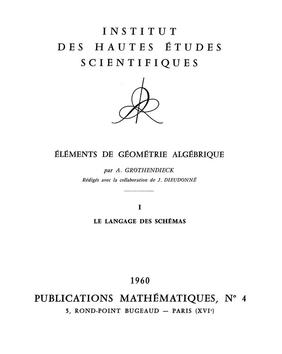 Éléments de géométrie algébrique